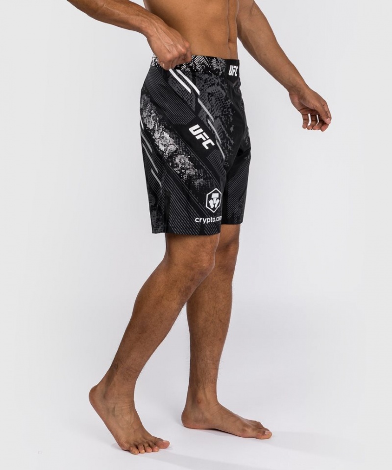 Short Venum UFC Adrenaline by Authentic Fight Night Fight Long Fit Homme Noir  | NHI-6648398