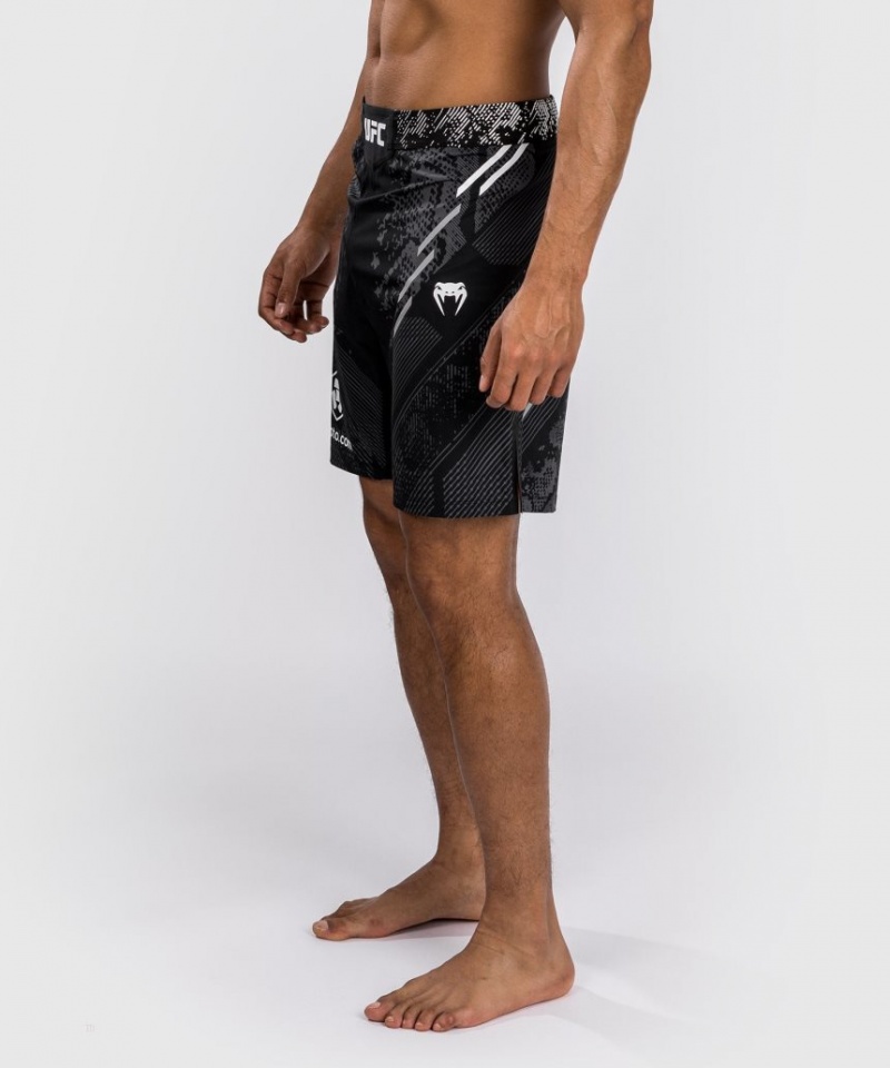 Short Venum UFC Adrenaline by Authentic Fight Night Fight Long Fit Homme Noir  | NHI-6648398