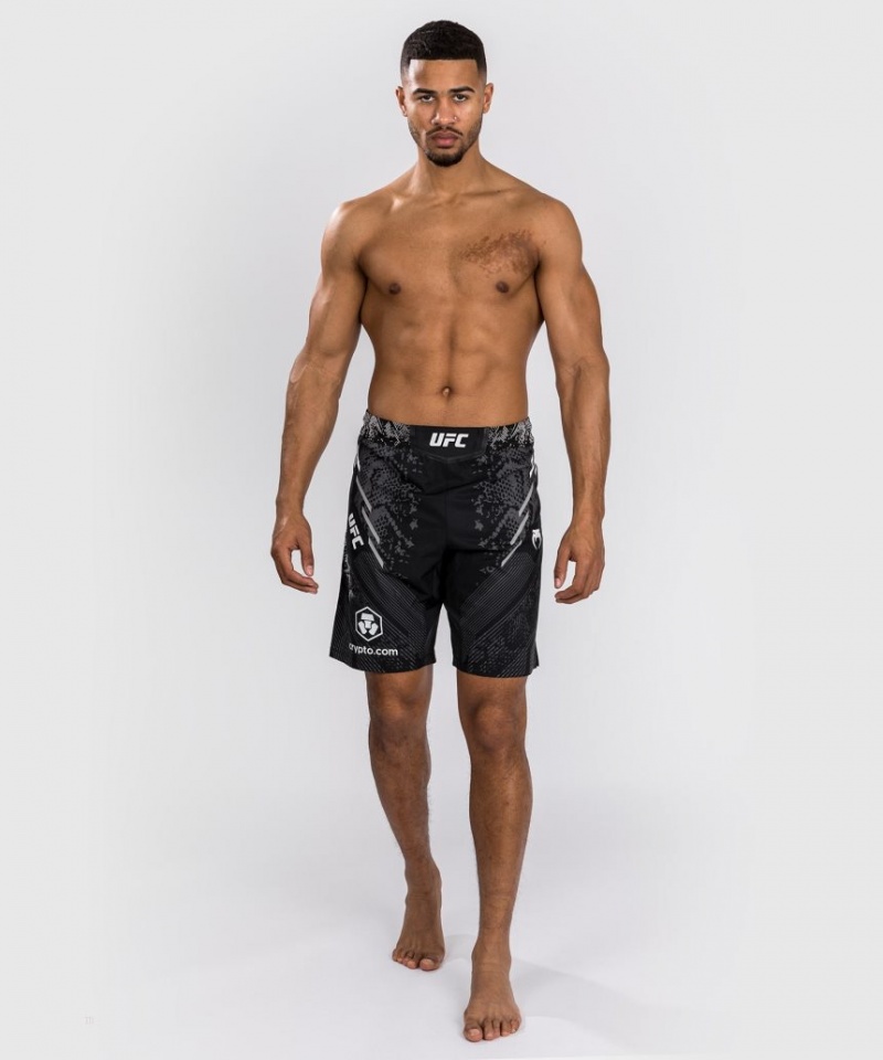 Short Venum UFC Adrenaline by Authentic Fight Night Fight Long Fit Homme Noir  | NHI-6648398