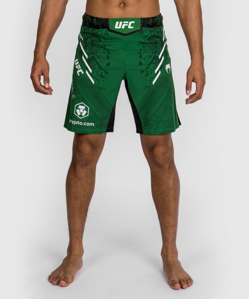 Short Venum UFC Adrenaline by Authentic Fight Night Fight Long Fit Homme Vert  | OZC-9740242