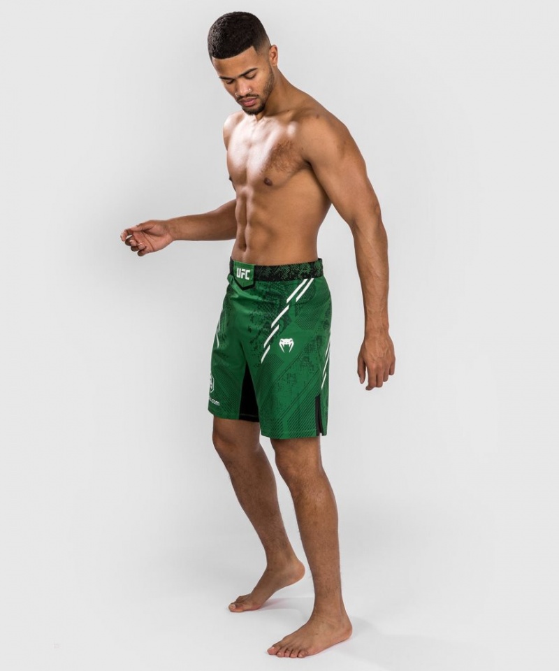 Short Venum UFC Adrenaline by Authentic Fight Night Fight Long Fit Homme Vert  | OZC-9740242