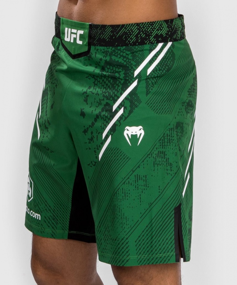 Short Venum UFC Adrenaline by Authentic Fight Night Fight Long Fit Homme Vert  | OZC-9740242