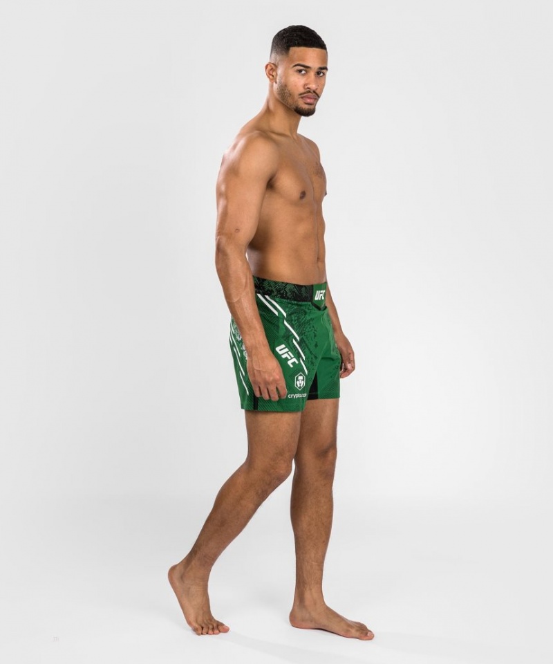 Short Venum UFC Adrenaline by Authentic Fight Night Fight Corta Fit Homme Vert  | ZMA-2132679