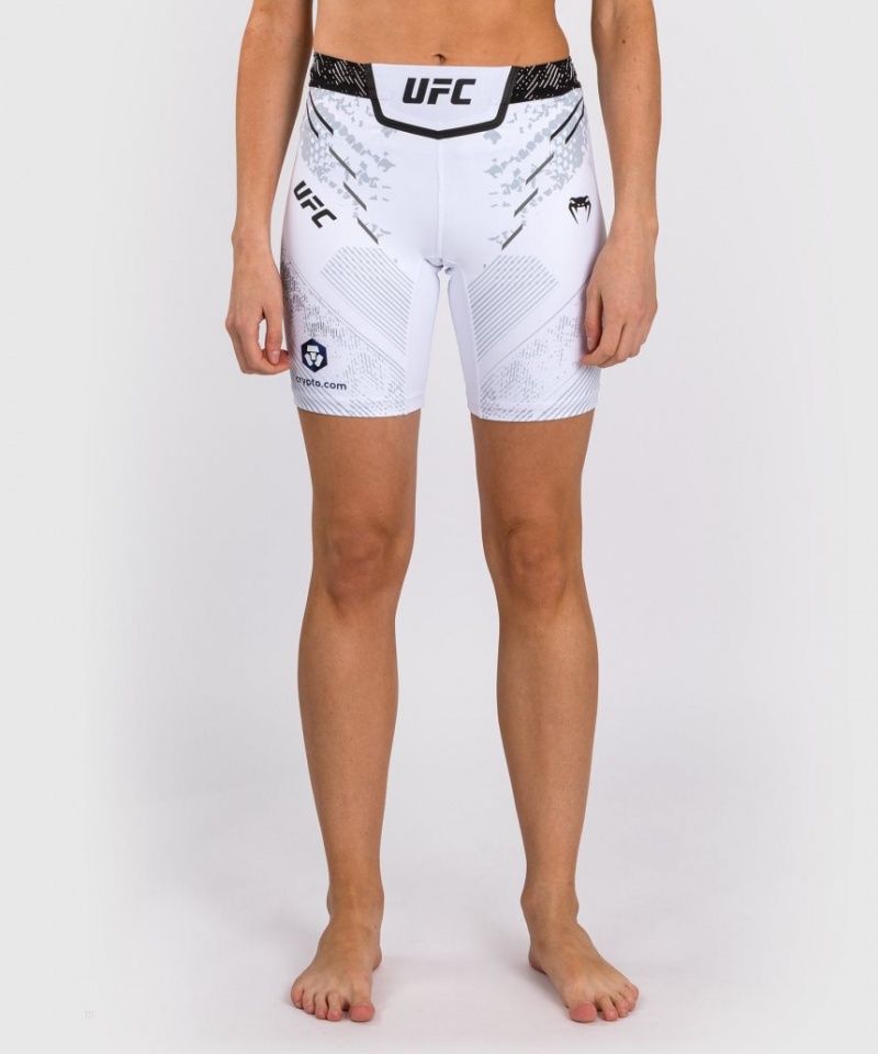 Short Venum UFC Adrenaline by Authentic Fight Night Vale Tudo Long Fit Femme Blanche  | MAY-1618292