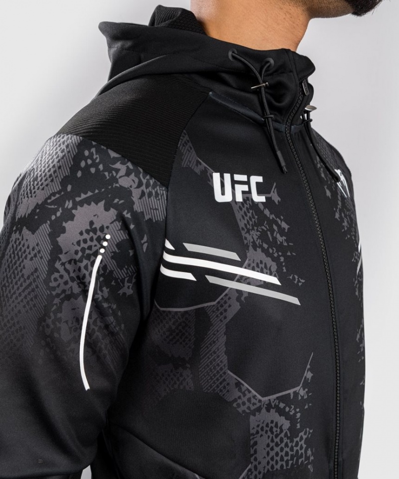 Sweat a Capuche Venum UFC Adrenaline by Authentic Fight Night Walkout Homme Noir  | SEE-7822810