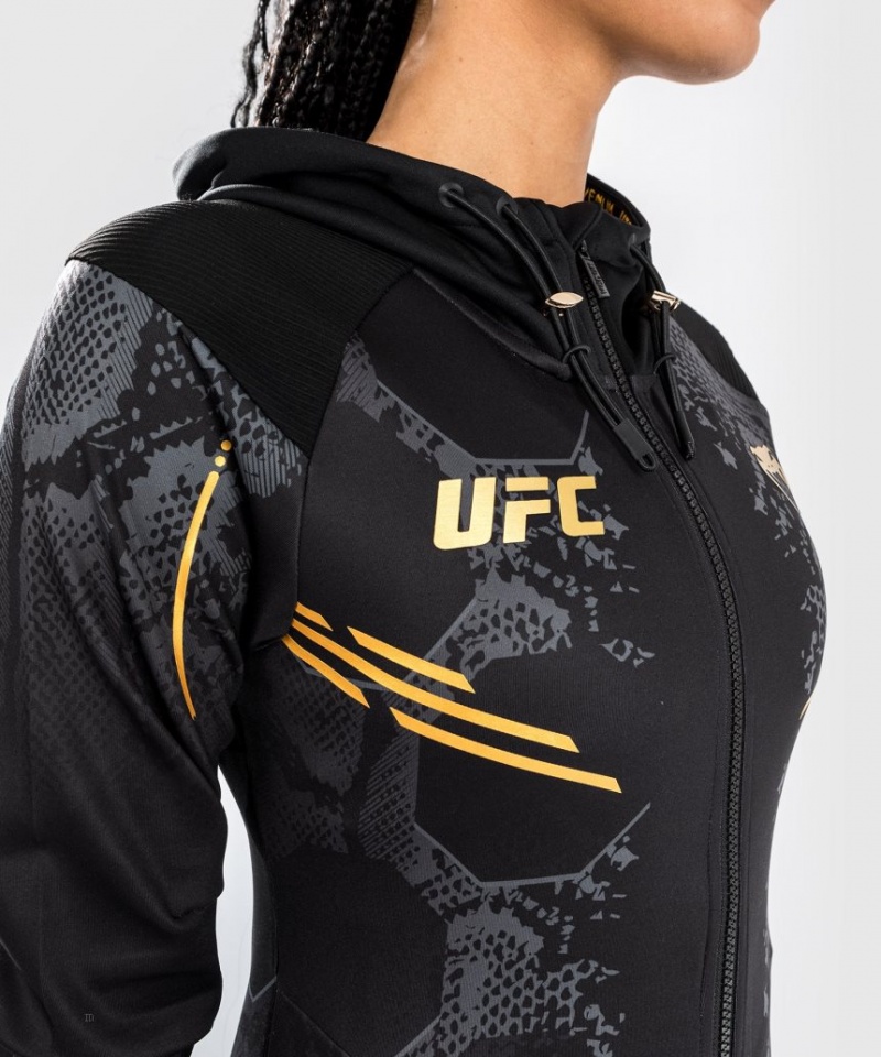 Sweat a Capuche Venum UFC Adrenaline by Authentic Fight Night Walkout Femme Noir  | GPI-3226928