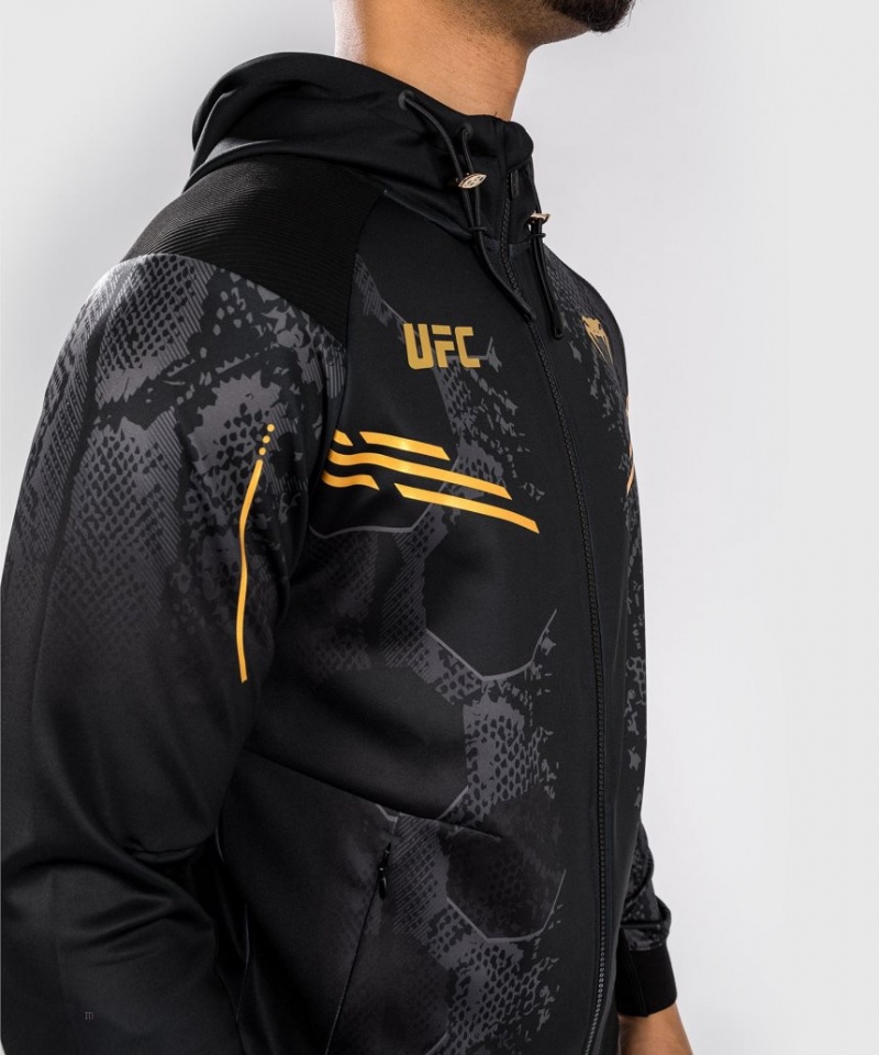 Sweat a Capuche Venum UFC Adrenaline by Authentic Fight Night Walkout Homme Noir  | JYT-4726676