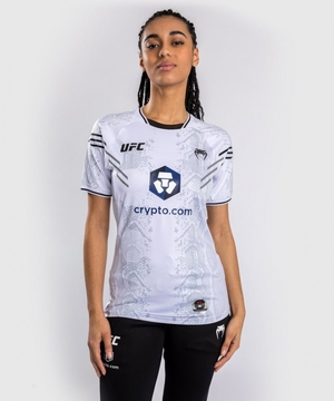 Maillot Venum UFC Adrenaline by Authentic Fight Night Walkout Femme Blanche  | BAZ-0860344