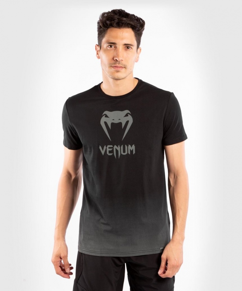 T Shirts Venum Classiche Homme Noir Grise Foncé  | AFI-6166009