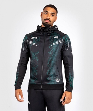 Veste Venum UFC Adrenaline by Authentic Fight Night Walkout Hoodie Emerald Edition Homme Vert Noir  | VKA-2772736