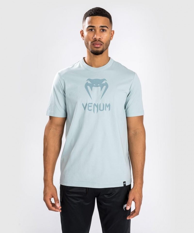 T Shirts Venum Classiche Homme Bleu Bleu  | BSD-9412173