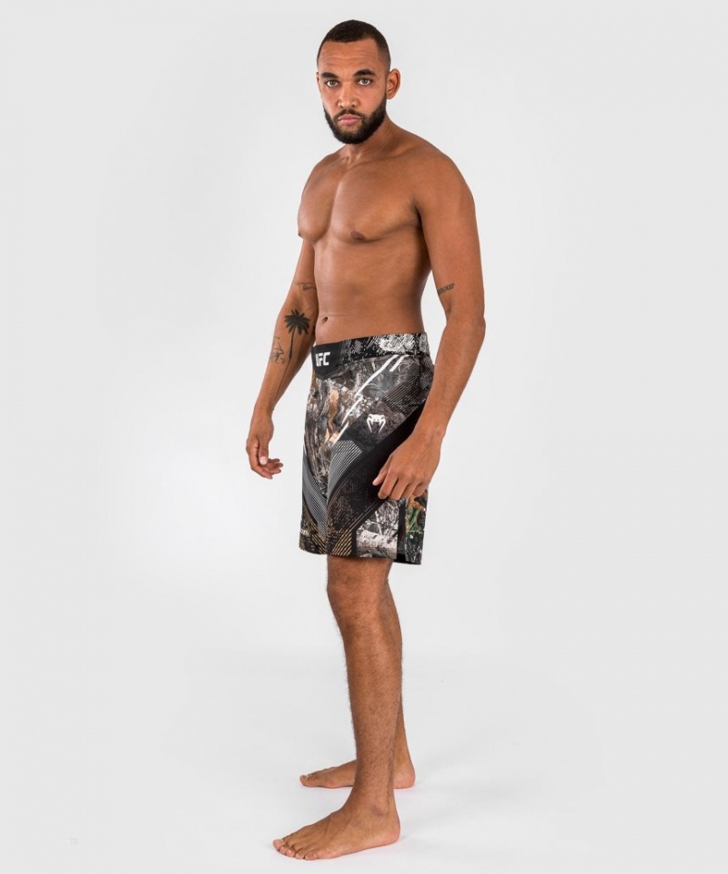 Short Venum UFC Adrenaline by Fight Night Realtree Fight Long Fit Homme Marron Camouflage  | QBN-5604363