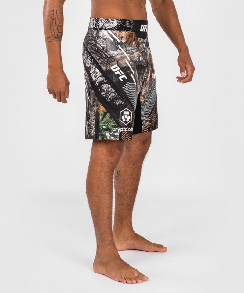 Short Venum UFC Adrenaline by Fight Night Realtree Fight Long Fit Homme Marron Camouflage  | QBN-5604363