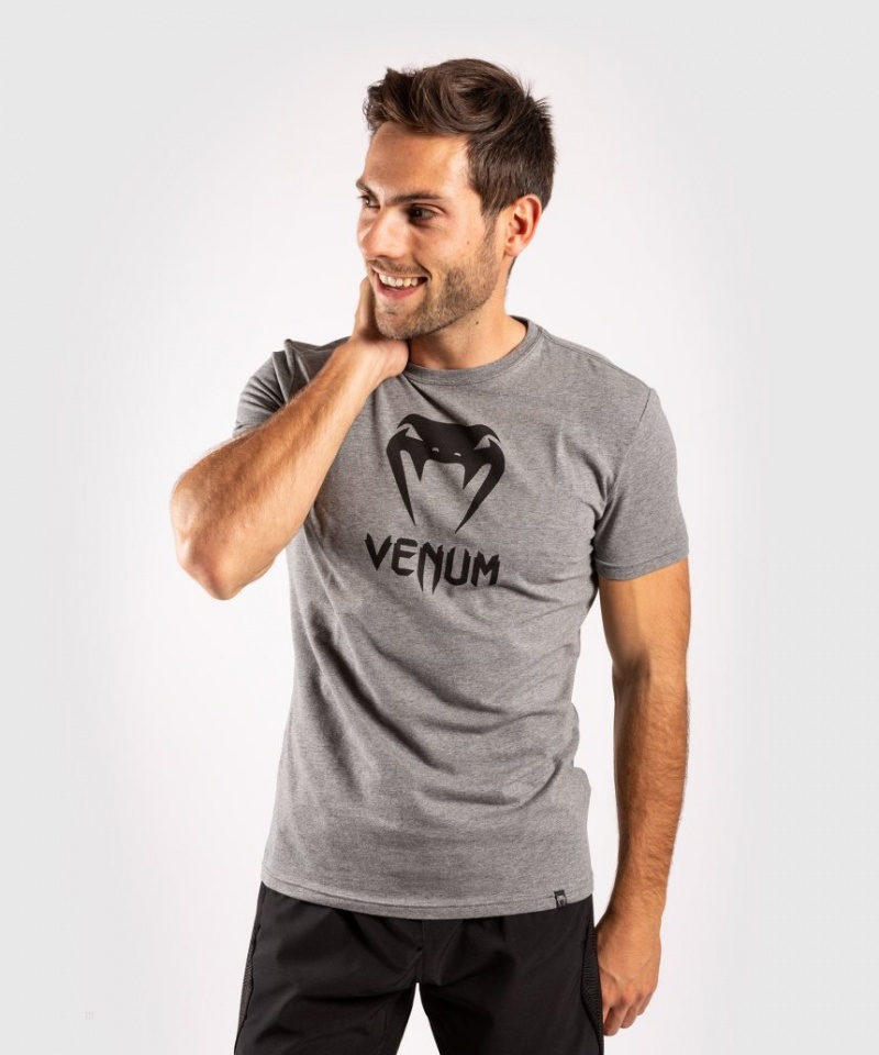 T Shirts Venum Classiche Homme Grise  | UMX-5186372