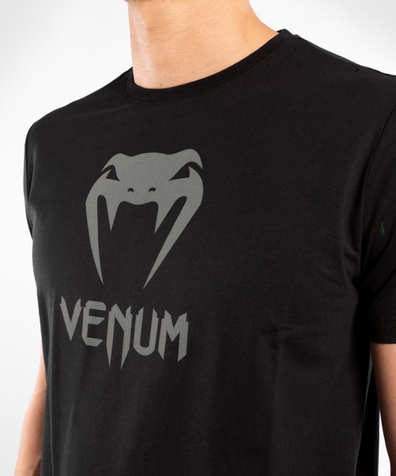 T Shirts Venum Classiche Homme Noir Grise Foncé  | AFI-6166009