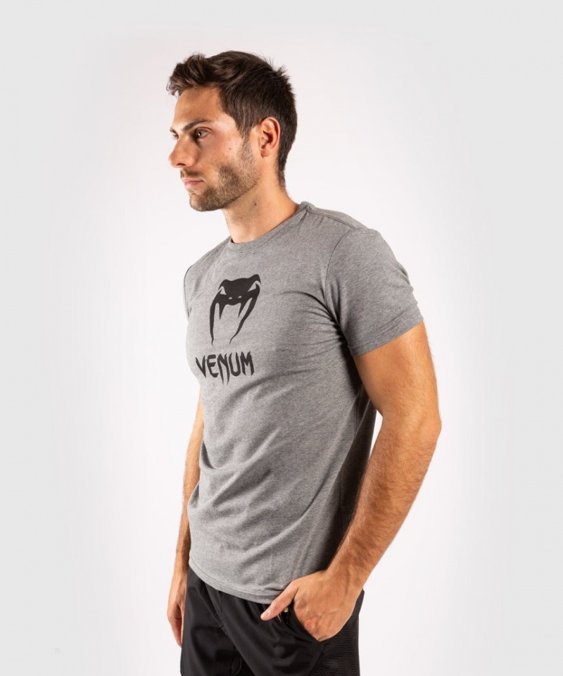 T Shirts Venum Classiche Homme Grise  | UMX-5186372