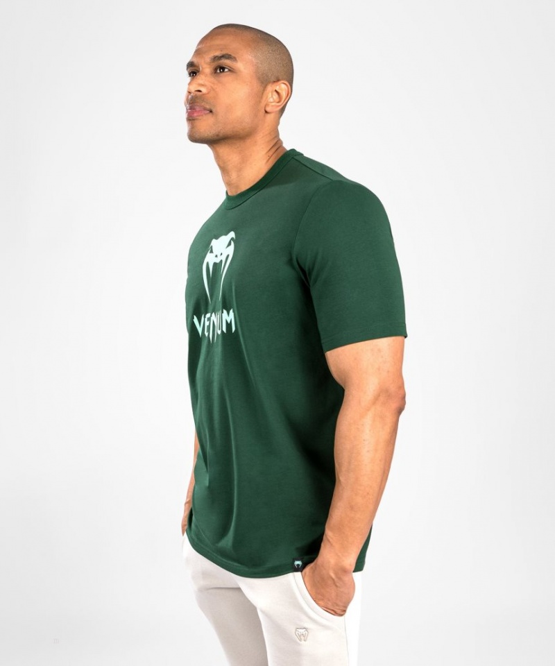 T Shirts Venum Classiche Homme Vert Foncé Turquoise  | FMA-9521305