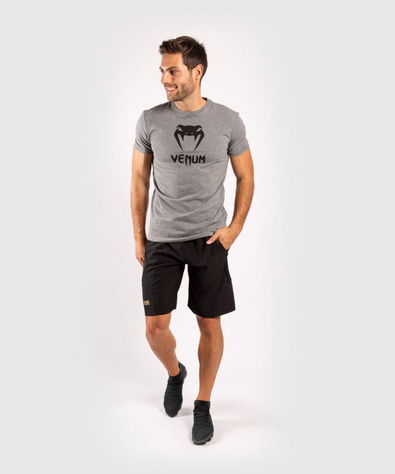 T Shirts Venum Classiche Homme Grise  | UMX-5186372