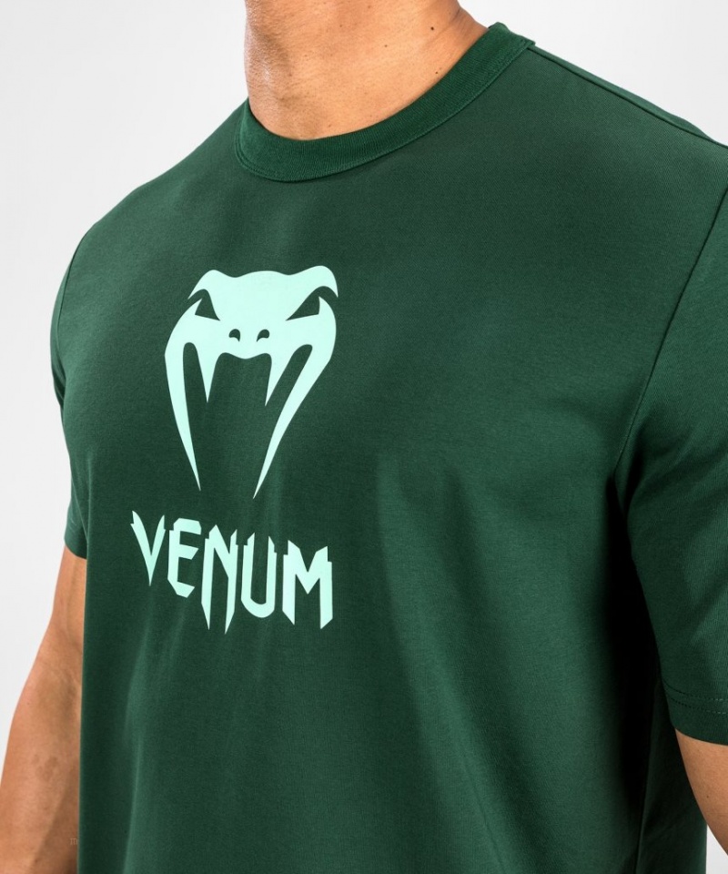 T Shirts Venum Classiche Homme Vert Foncé Turquoise  | FMA-9521305