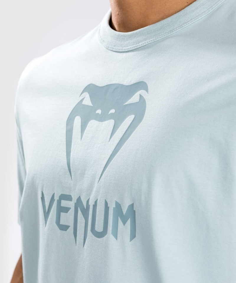 T Shirts Venum Classiche Homme Bleu Bleu  | BSD-9412173