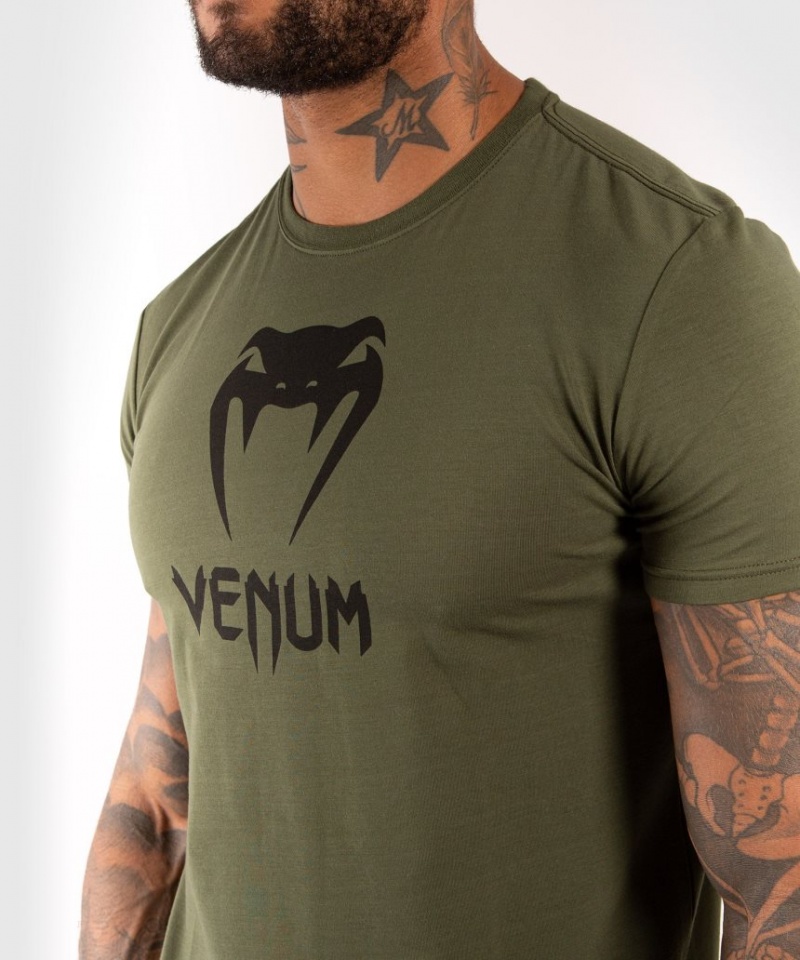 T Shirts Venum Classiche Homme Kaki  | TOI-2516174