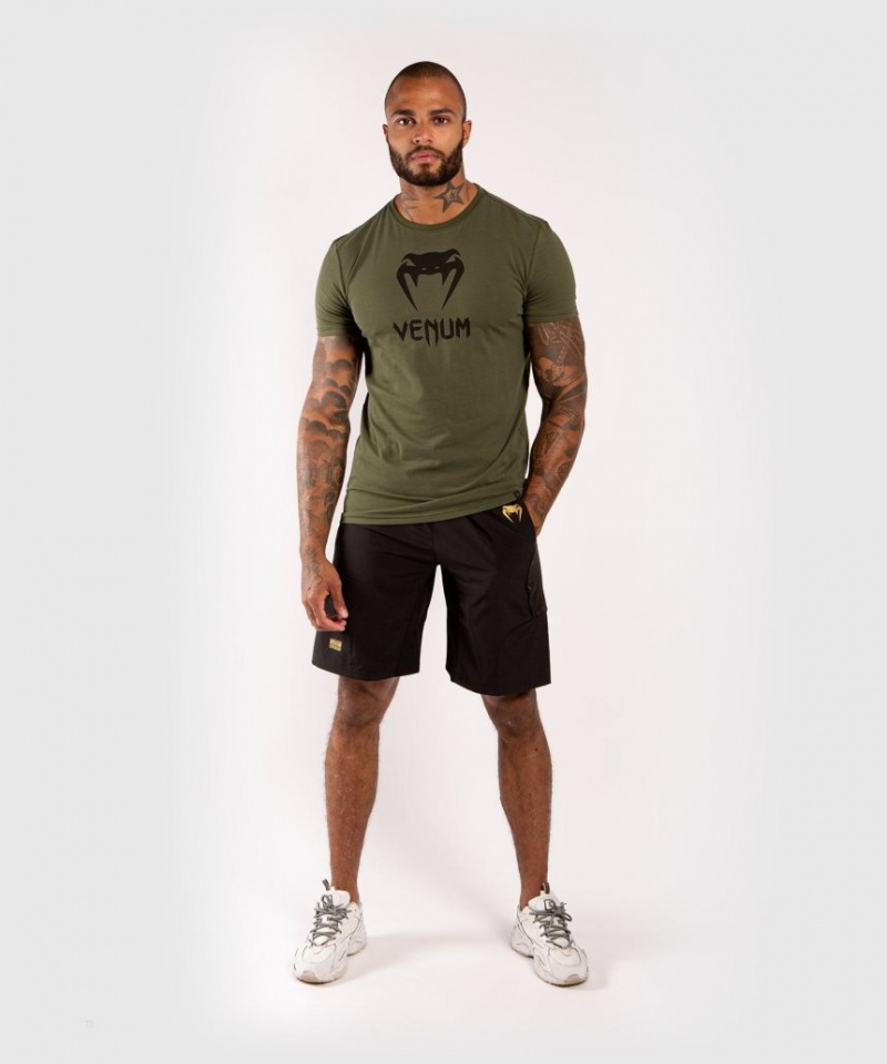 T Shirts Venum Classiche Homme Kaki  | TOI-2516174