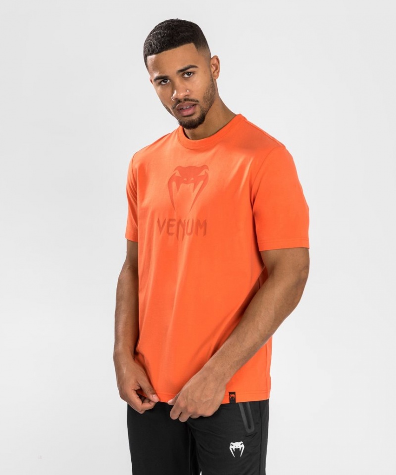 T Shirts Venum Classiche Homme Orange Orange  | EKC-9830090