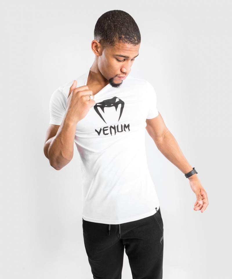 T Shirts Venum Classiche Homme Blanche  | NOL-4620825