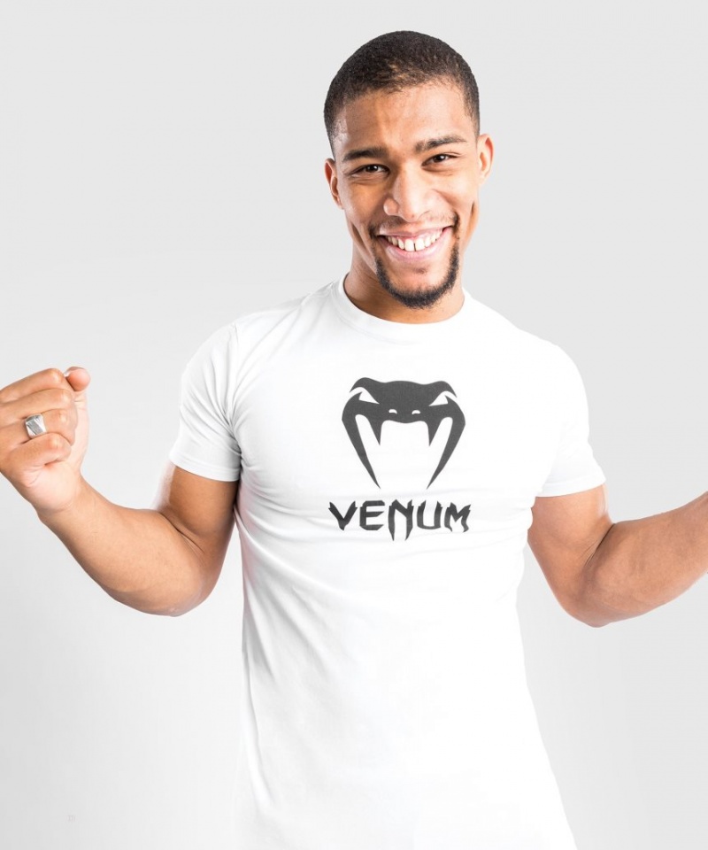 T Shirts Venum Classiche Homme Blanche  | NOL-4620825