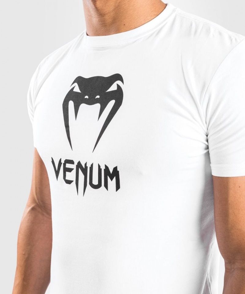 T Shirts Venum Classiche Homme Blanche  | NOL-4620825