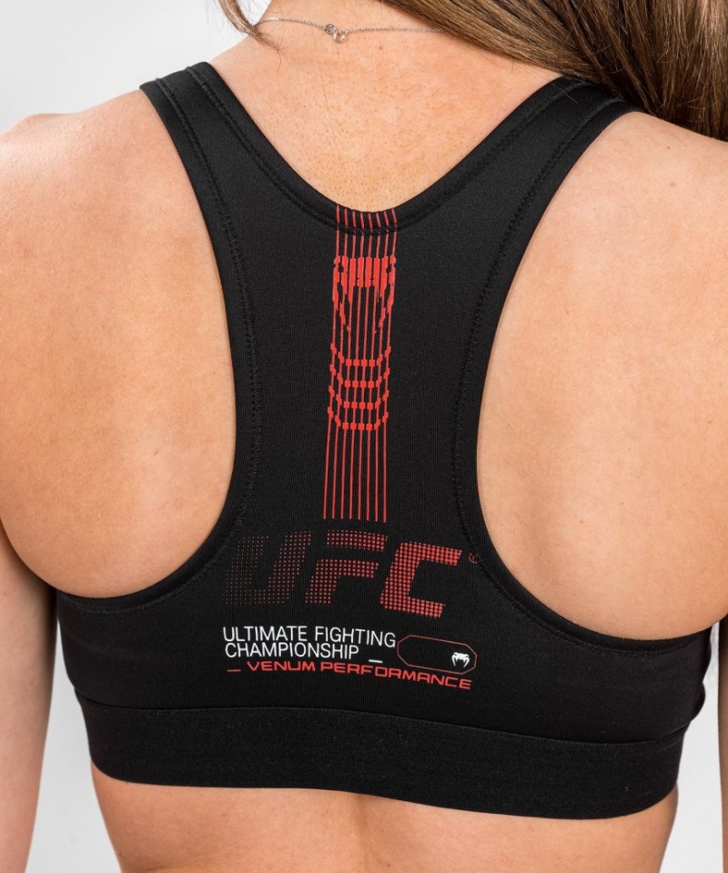 Soutien Gorge Sport Venum UFC Adrenaline by Fight Week Femme Noir  | EHB-0795310