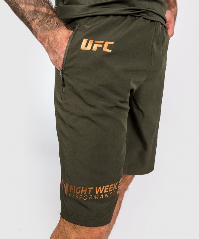 Short Venum UFC Adrenaline by Fight Week Performance Homme Kaki Marron  | ADC-5503701