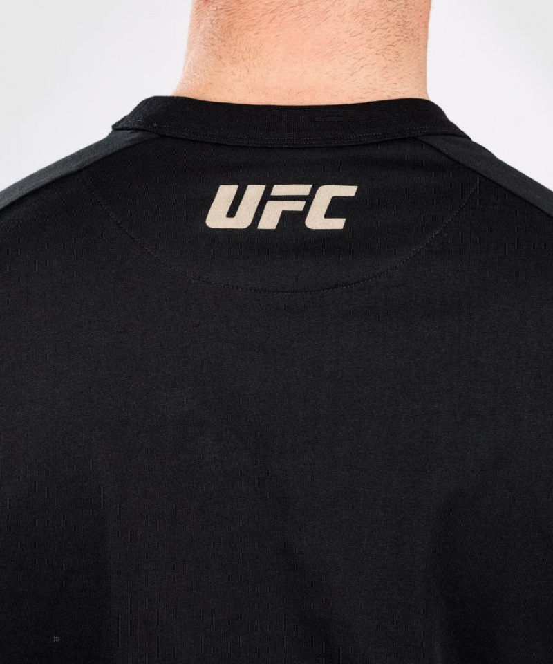 T Shirts Venum UFC Adrenaline by Fight Week Long-sleeve Homme Noir  | MGJ-2522225