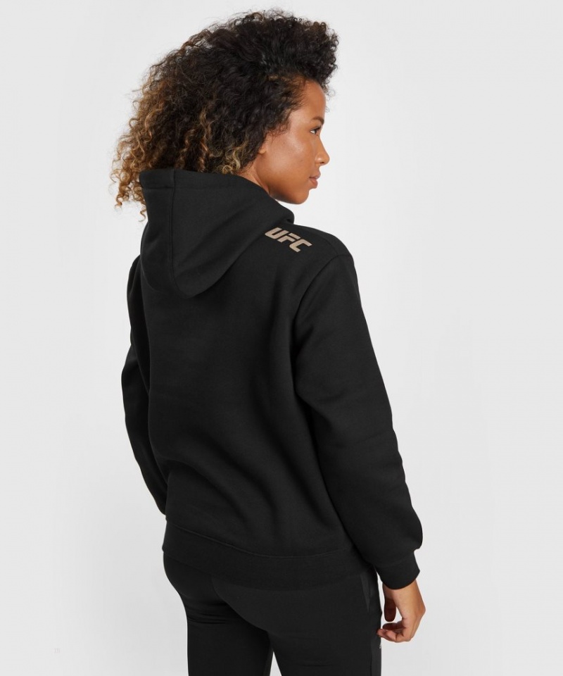 Sweat a Capuche Venum UFC Adrenaline by Fight Week Pullover Femme Noir  | LFU-7568849