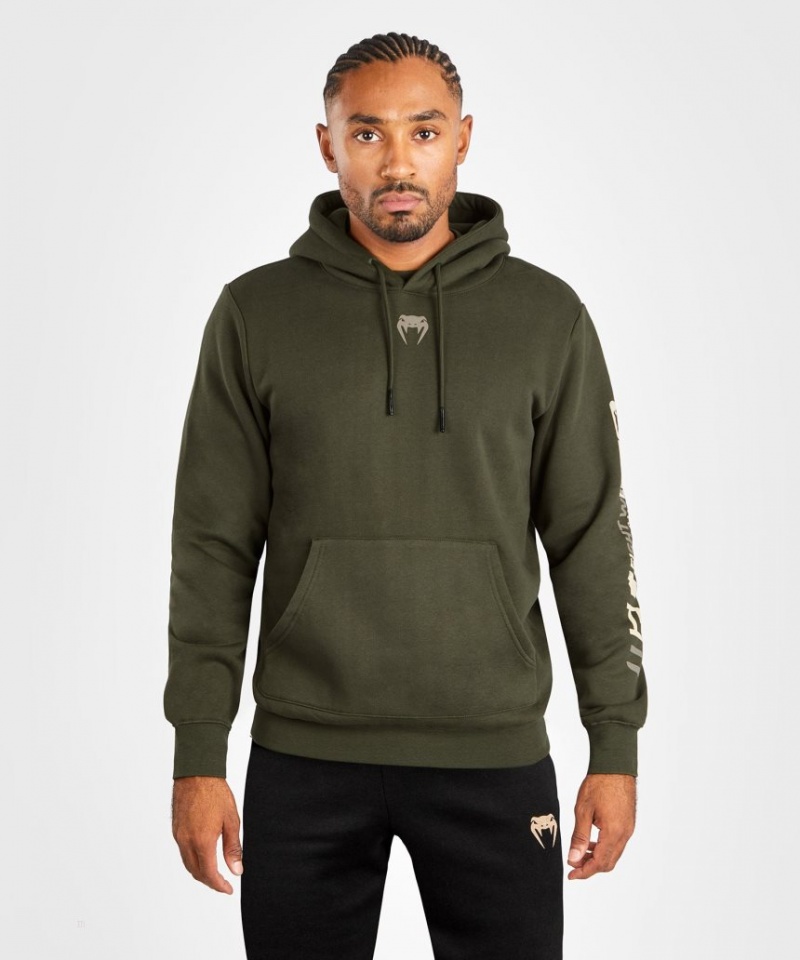 Sweat a Capuche Venum UFC Adrenaline by Fight Week Pullover Homme Kaki  | GSI-8261081