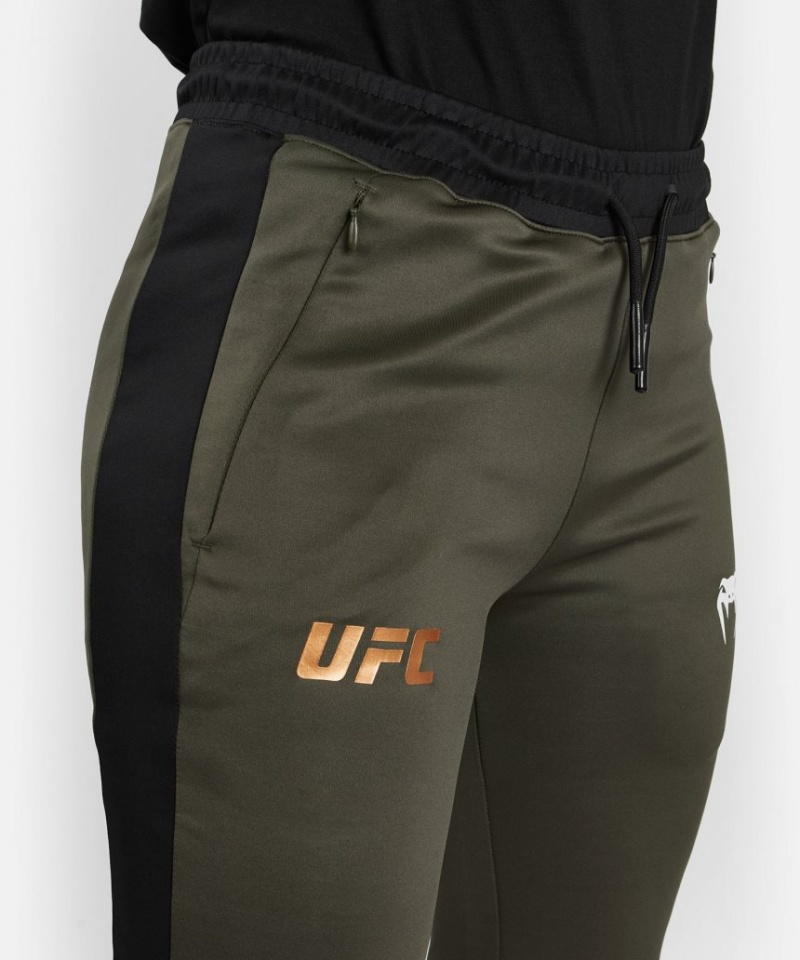 Pantalon Venum UFC Adrenaline by Fight Week Performance Jogging Femme Kaki Marron  | YDN-8016775