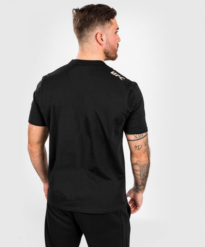 T Shirts Venum UFC Adrenaline by Fight Week Corta-sleeve Homme Noir  | TZT-2853500