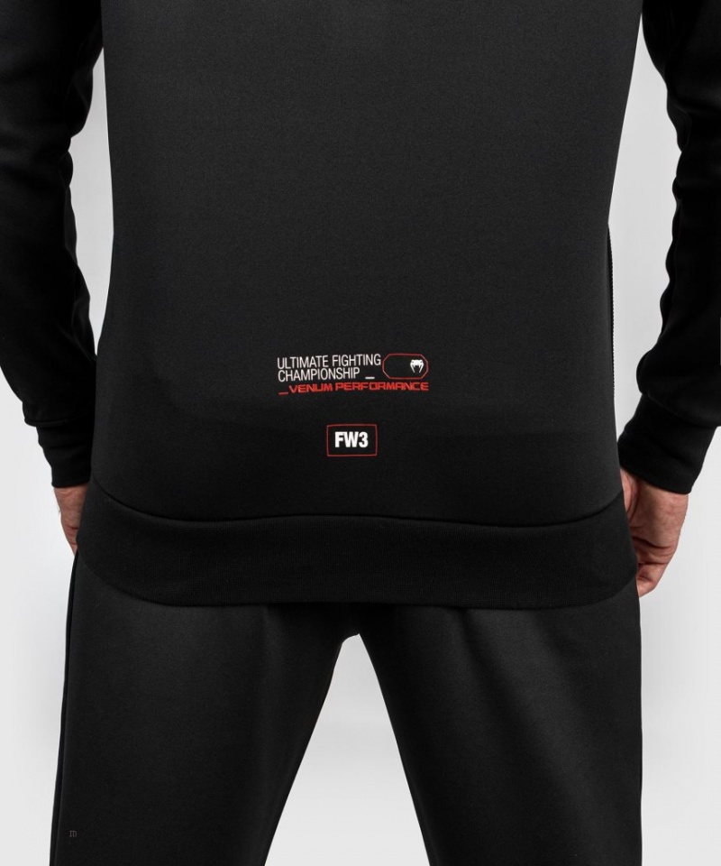 Sweat a Capuche Venum UFC Adrenaline by Fight Week Zip Homme Noir  | DAY-6996163