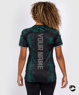 Maillot Venum UFC Adrenaline by Personalized Authentic Fight Night Walkout Emerald Edition Femme Vert Noir  | UWA-1546133