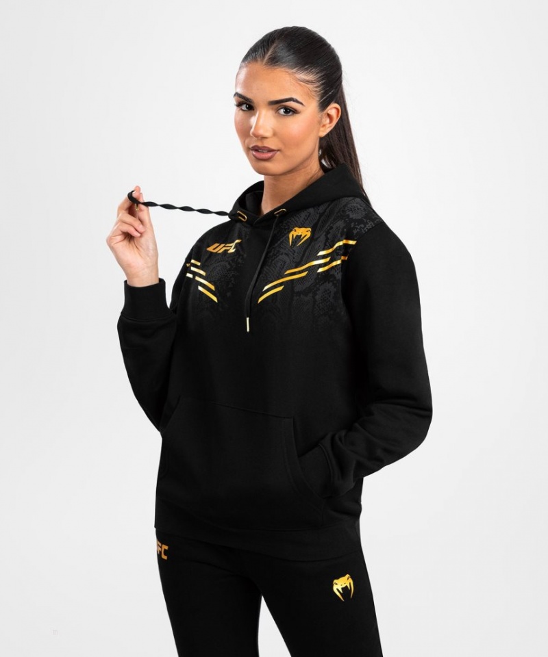 Sweat a Capuche Venum UFC Adrenaline by Replica Pullover Femme Noir  | FHM-6010460