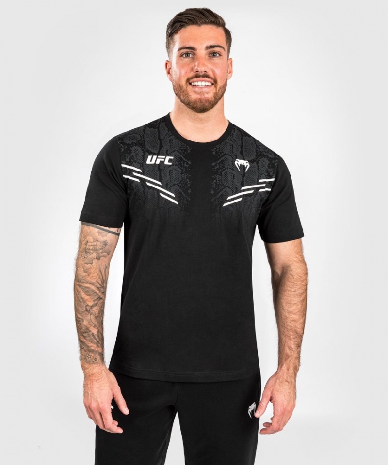 T Shirts Venum UFC Adrenaline by Replica Corta-sleeve Homme Noir  | YLR-9102770