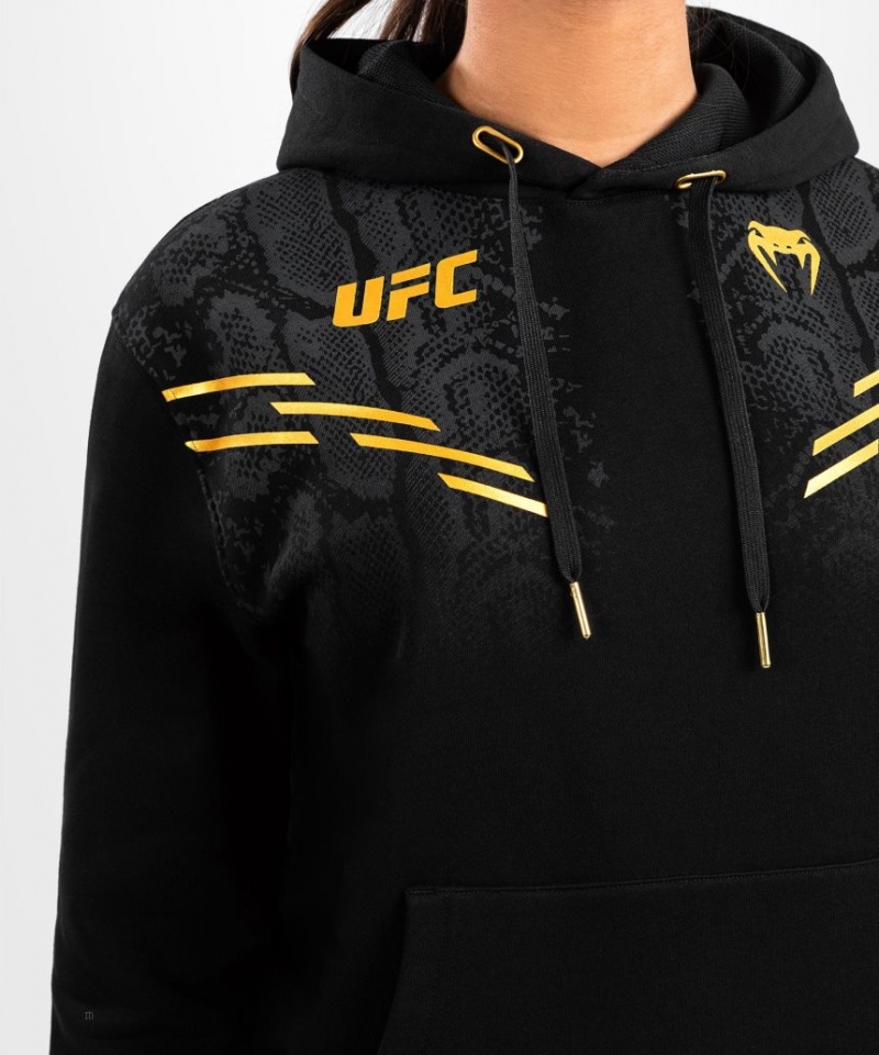 Sweat a Capuche Venum UFC Adrenaline by Replica Pullover Femme Noir  | FHM-6010460