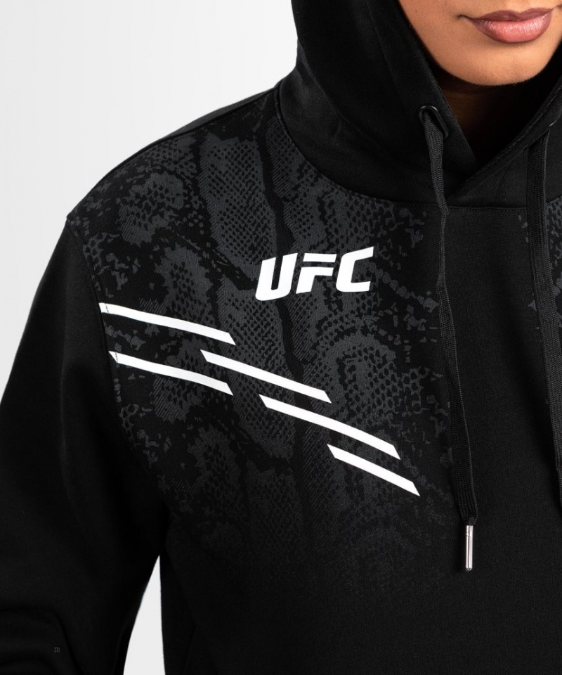 Sweat a Capuche Venum UFC Adrenaline by Replica Pullover Femme Noir  | YXR-0190538