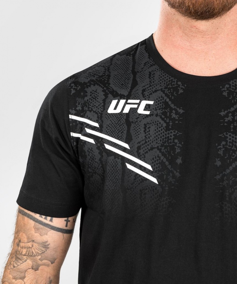 T Shirts Venum UFC Adrenaline by Replica Corta-sleeve Homme Noir  | YLR-9102770