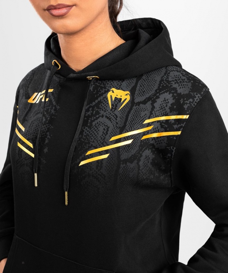 Sweat a Capuche Venum UFC Adrenaline by Replica Pullover Femme Noir  | FHM-6010460