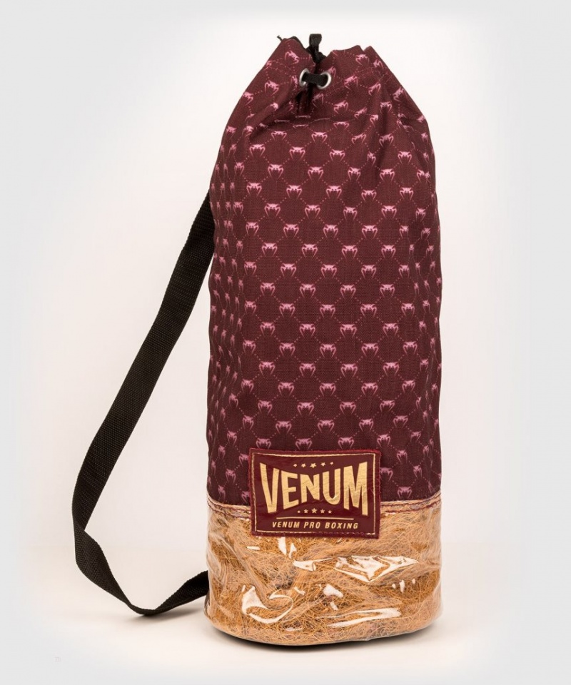 Gants De Boxe Venum Coco Monogram Pro Dentelle Up Rouge Foncé  | QUA-7691149