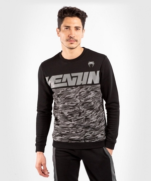 Sweatshirt Venum Connect Crewneck Homme Noir Camouflage Foncé  | BDT-9351938