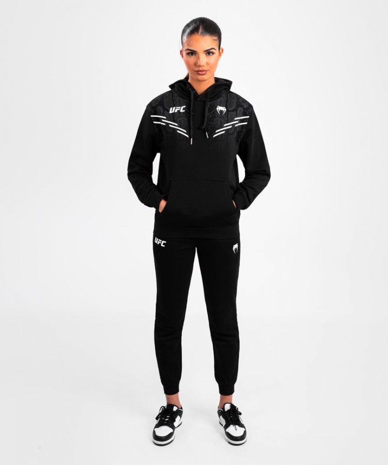 Sweat a Capuche Venum UFC Adrenaline by Replica Pullover Femme Noir  | YXR-0190538