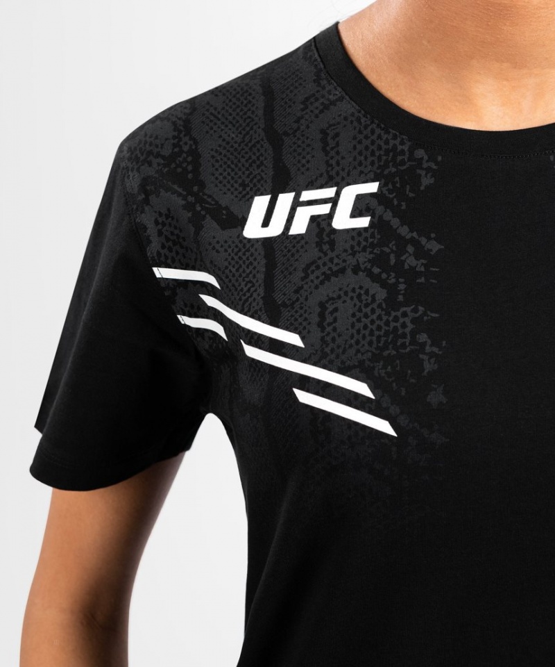 T Shirts Venum UFC Adrenaline by Replica Corta-sleeve Femme Noir  | CLE-5678608