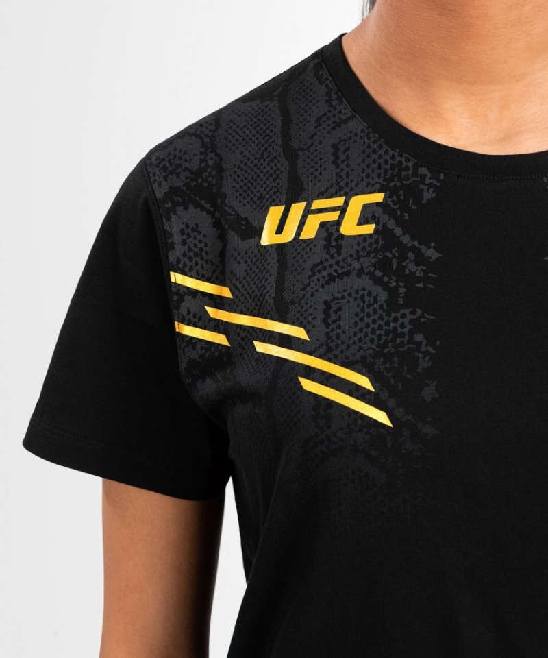 T Shirts Venum UFC Adrenaline by Replica Corta-sleeve Femme Noir  | NBA-6632909